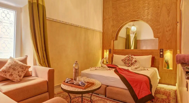 Четырёхместный номер Standard Riad Les Oliviers & Spa