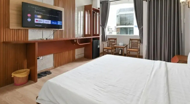 Двухместный номер Deluxe с видом на город Anh Kim Hotel - Near Bui Vien Walking Street