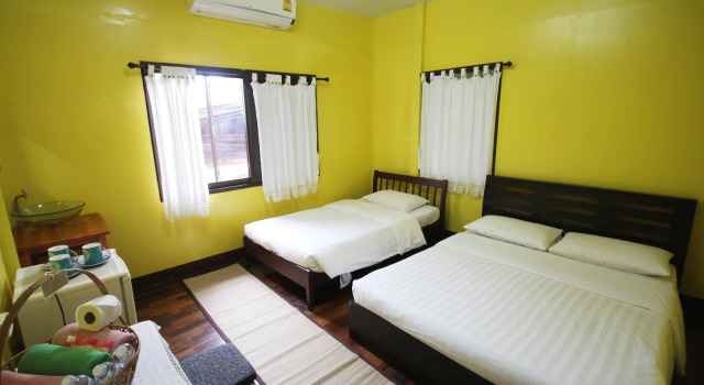 Трёхместный номер Standard Baan Bua Homestay - Hostel