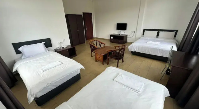 Standardní Čtyřlůžkový Rodinný pokoj s balkonem Glistar Hotel