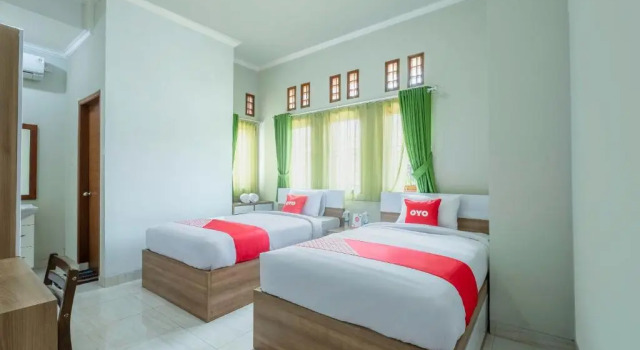 Deluxe pokoj OYO 2072 Wisma Teratai