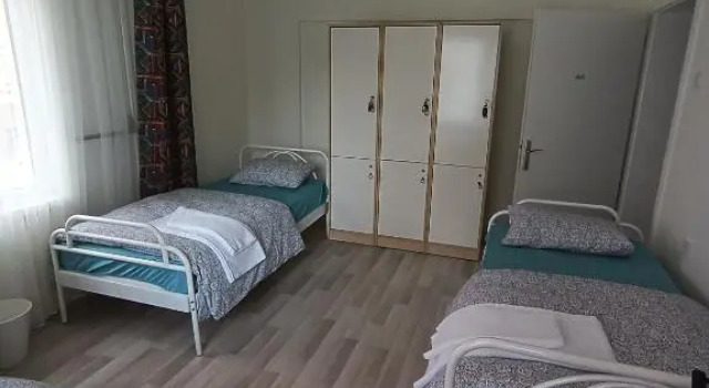 Кровать в общем номере Deeps Hostel Ankara 2