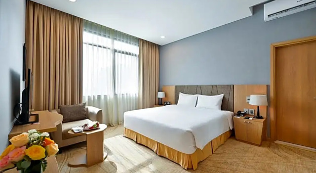 Двухместный номер Deluxe с видом на город Muong Thanh Grand Saigon Centre Hotel