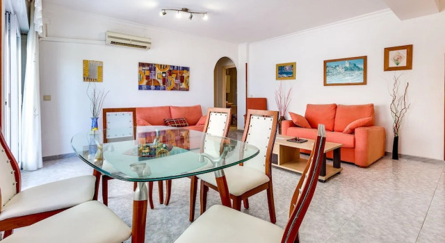 Апартаменты c 1 комнатой с балконом и с видом на море Apartmento Pedro Lorca 164
