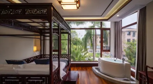 Люкс Xishuangbanna Tropic of Cancer Lake View Hot Spring Hotel