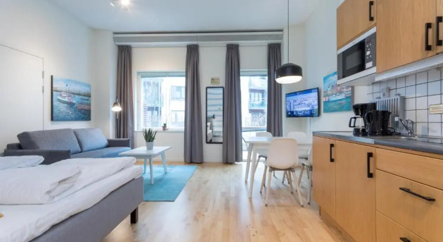 Студия ApartDirect Hammarby Sjöstad