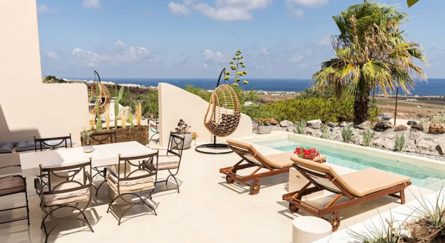 Вилла Luxury Pink Freud Villas Santorini