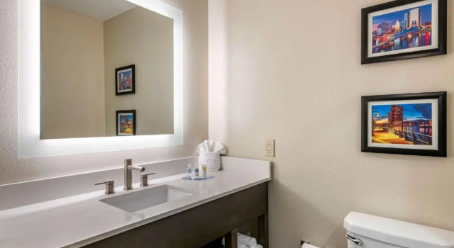 Двухместный люкс с видом на бассейн Comfort Inn & Suites Jacksonville - Orange Park Near Naval Air Station