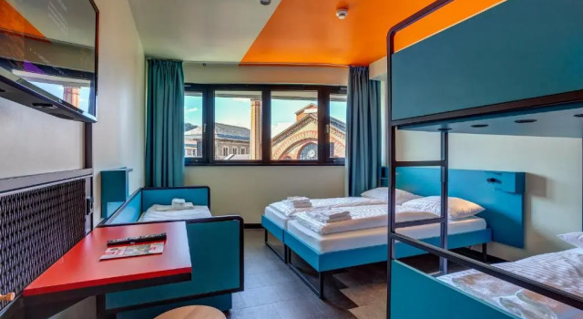 Четырёхместный номер Standard MEININGER Budapest Great Market Hall