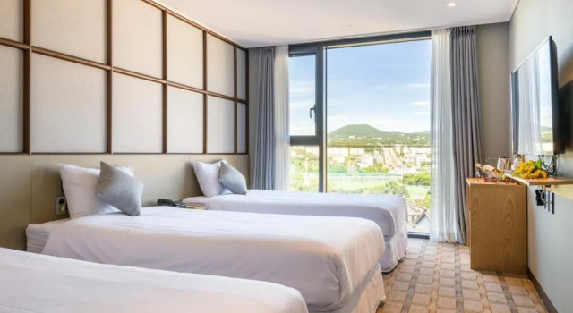 Трёхместный номер Standard с видом на город Shin Shin Hotel Cheonjiyeon