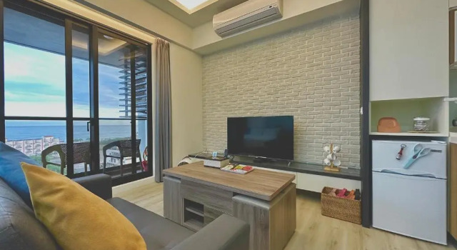 Standard Quadruple room with sea view 這裡離海300公尺