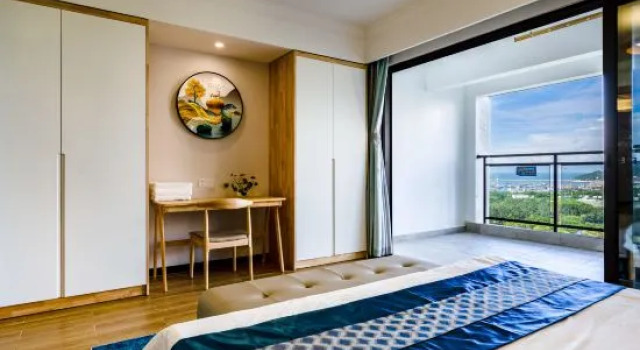 Люкс Deluxe Beihai shanruoju seascape holiday apartment
