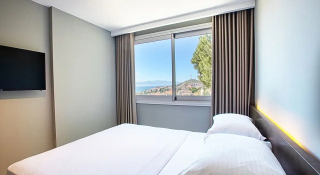 Двухместный номер Comfort с видом на море AEGEAN Apartments - CESME