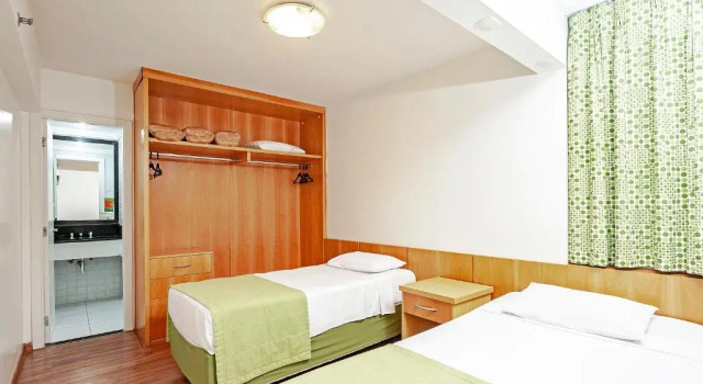 Трёхместный номер Standard Slim Hotel São Paulo Congonhas