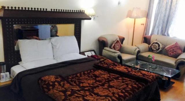 Номер Deluxe с балконом и с красивым видом из окна Hotel Le Grand