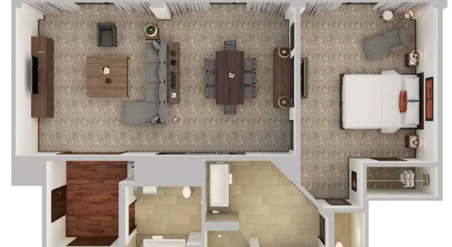 Люкс c 1 комнатой с балконом The Ritz-Carlton, Dove Mountain