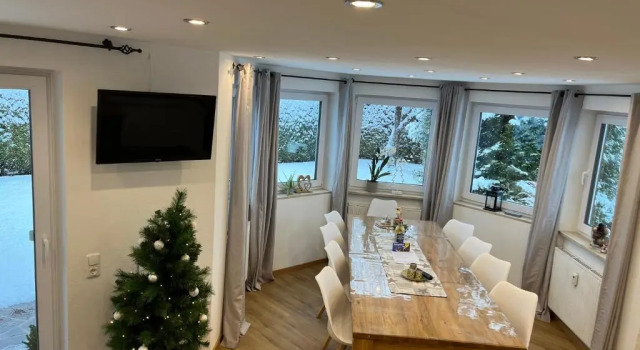 Апартаменты Дуплекс Maisonette Apartment DHH Zugspitzblick mit eigenem Garten