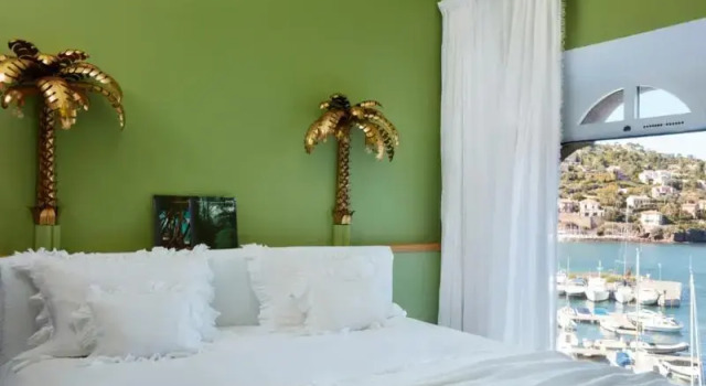 Двухместный номер Standard с балконом и с видом на море Château de Théoule Hôtel & Spa