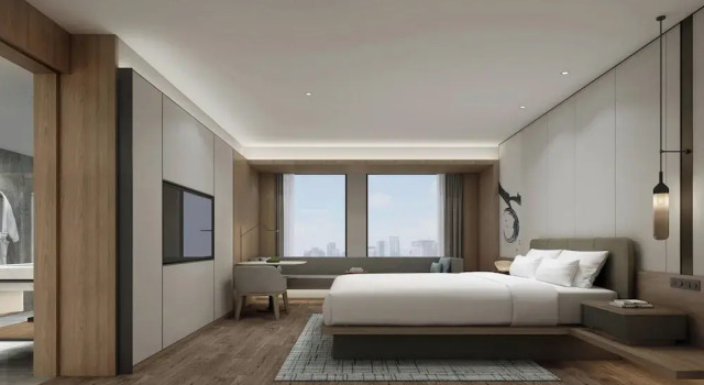Двухместный номер Deluxe с видом на город Fairfield by Marriott Huaian Downtown