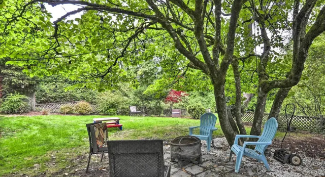 3 Mi to Downtown Portland: Lush Flat w/ Fire Pit, Rezervovat Hotel Portland Willamette Valley