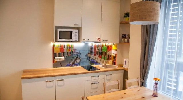 Студия с балконом Sky Studio near the Vilnius Center