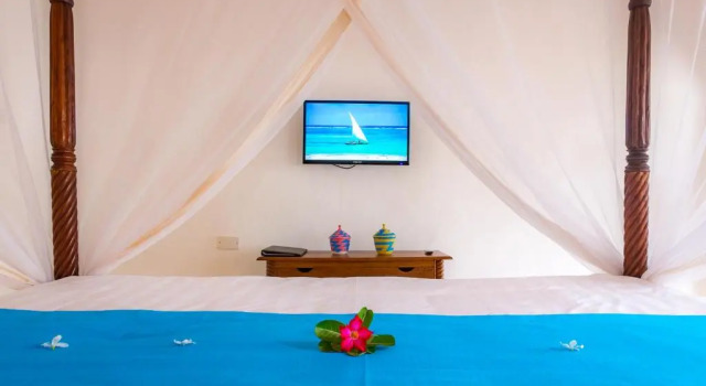 Standardowy dwuosobowy pokój z widokiem na ogród Diani Sea Lodge