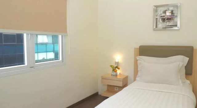 Standard Einzel Zimmer dprimahotel WTC Mangga Dua