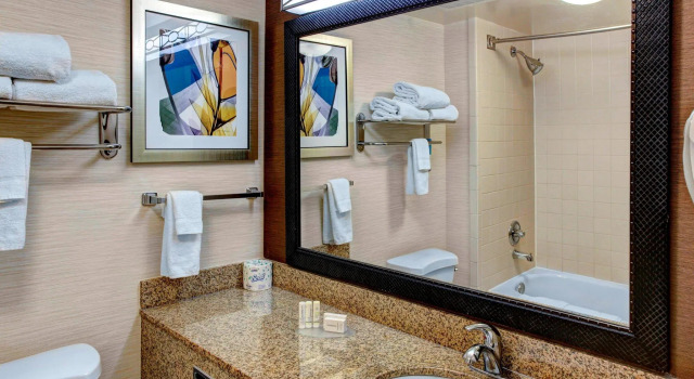 Четырёхместный номер Standard Fairfield by Marriott Inn & Suites Anniston Oxford