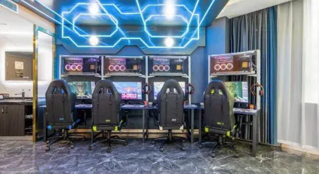 Кровать в общем номере Kairui E-sports Hotel