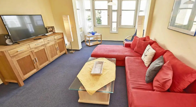 Haus "Concordia" F512 - WG 15 "Putbus" mit seitlichem Meerblick