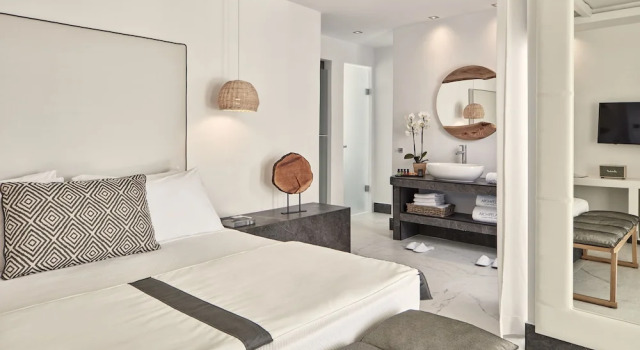Двухместный люкс с видом на море Archipelagos Hotel - Small Luxury Hotels of the World