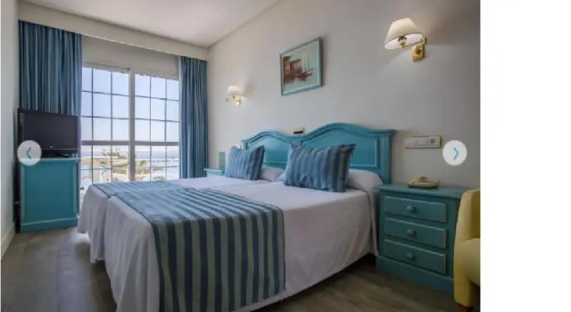 Одноместный номер Standard с балконом и с видом на море Hotel Villa de Laredo