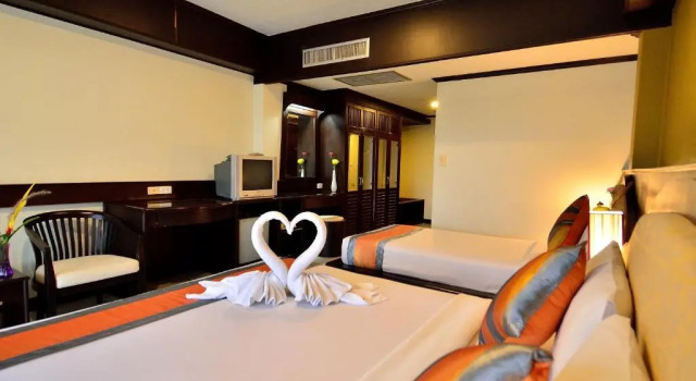 Трёхместный номер Deluxe Samui First House Hotel