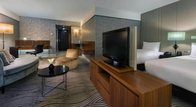 Deluxe Twin room Hilton Berlin