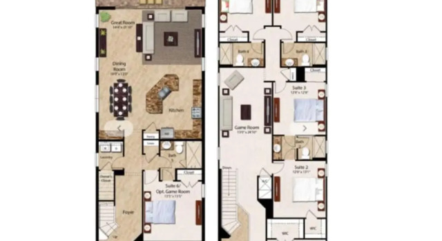 Вилла Beautiful Villa With Private Pool, Close to Disney, Orlando Villa 2952