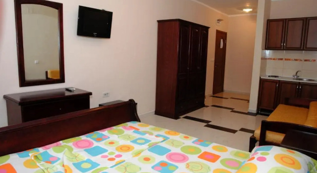 Студия с балконом и с красивым видом из окна Apartments Contessa