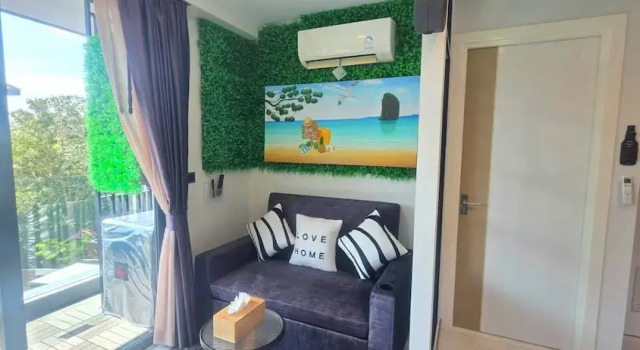 A202 - One Bedroom Partial Seaview Serviced Apartment, Ao Nang Beach, Забронировать Апартаменты/квартира Отели Южного Таиланда с парковкой, Парковка