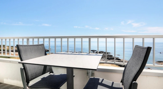 Двухместный номер Standard с балконом и с видом на море Hôtel La Petite Sirène Quiberon