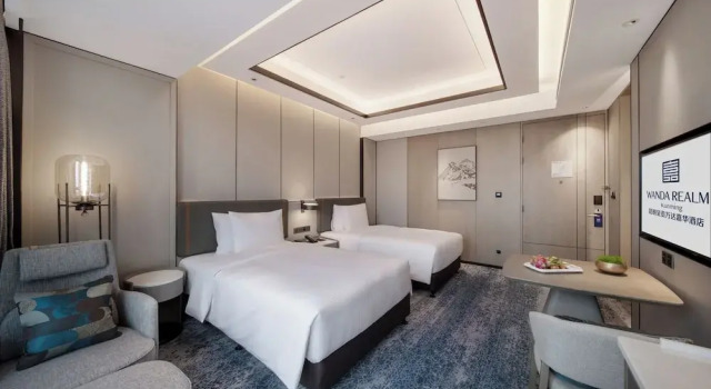Standardowy dwuosobowy pokój Wanda Realm Kunming