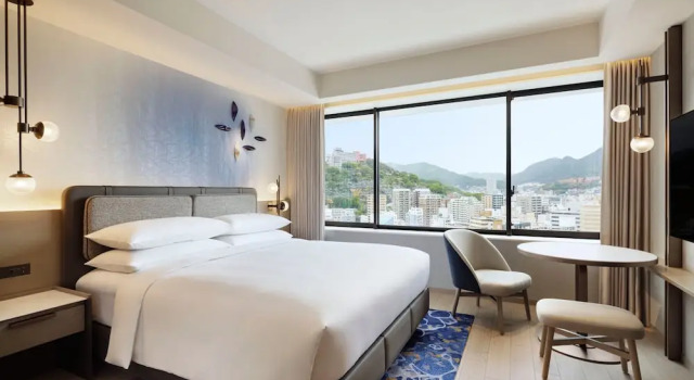 Двухместный номер Deluxe с видом на город Nagasaki Marriott Hotel