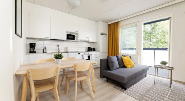 Апартаменты Standard с 2 комнатами с балконом Hiisi Homes Riihimäki