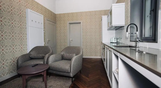 Апартаменты c 1 комнатой Roze Peldu Residence