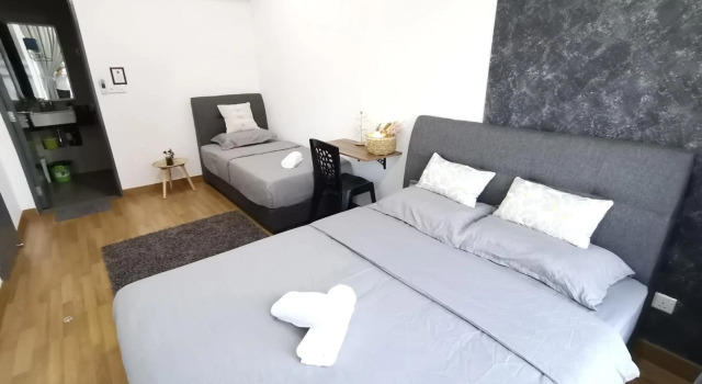 Tropicana 218 Georgetown Penang #25 New Deco 2BR for 4-6pax, Rezerwuj Apartament Hotele w George Town z basenem, Basen