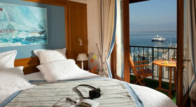 Hôtel Restaurant Du Port, Réserver Hôtel Yvoire Sud du lac Léman