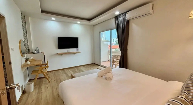 Двухместный номер Premier с видом на океан Charm Hostel at Pratumnak