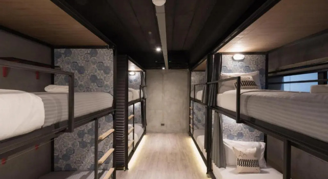 Кровать в общем номере Westory Design Poshtel