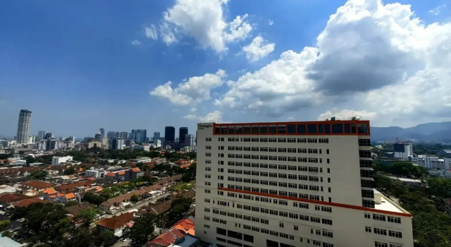 Студия Deluxe Ola Studio Penang at Mansion One