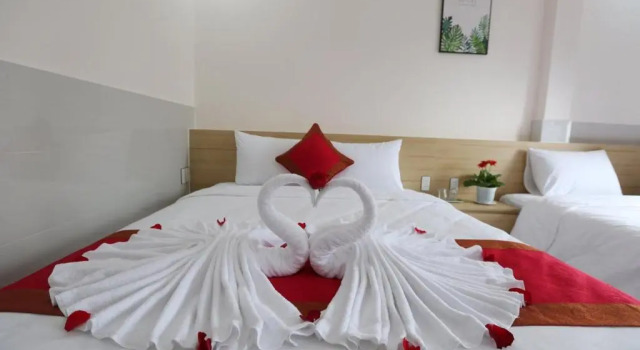 Трёхместный номер Standard с красивым видом из окна Song Thiện Homestay
