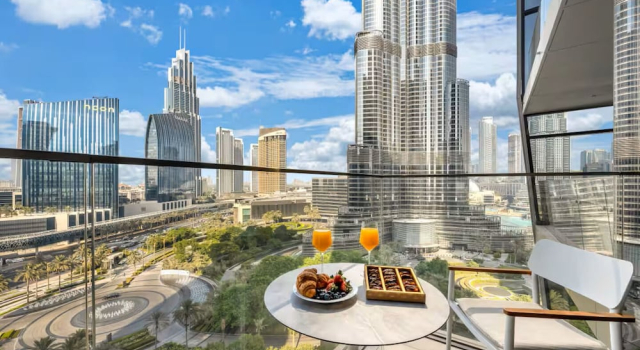 Vogue | Address Residences Downtown near Dubai Mall | Burj Khalifa, Забронировать Апартаменты/квартира Дубай Эмират Дубай, рядом с Дубайский аквариум