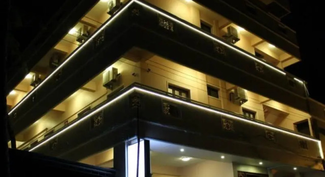 Кровать в общем номере Raj Residency Salem